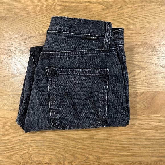 MOTHER Women's Tomcat Charcoal Jeans - Picture 5 of 9